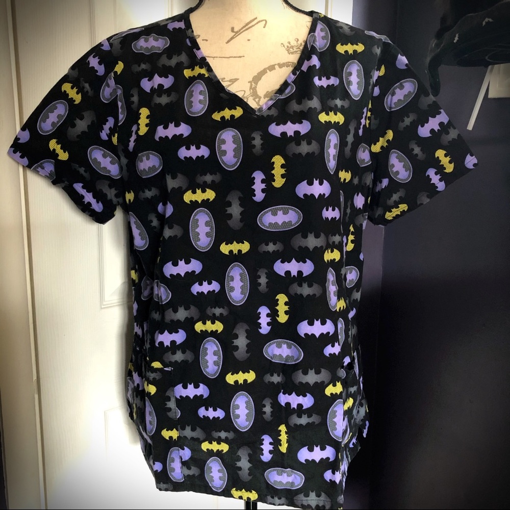 Unisex Batman Scrub Top, Size L